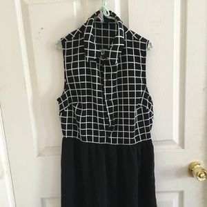 Button up Chiffon Sleeveless Dress